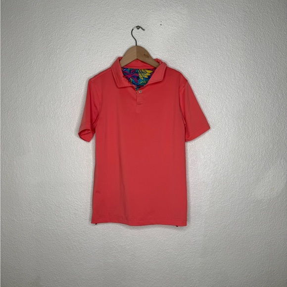 Chubbies Kids Coral Polo Shirt Size S - Picture 1 of 4